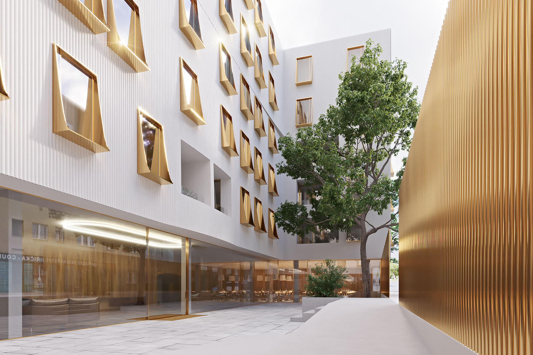 U Milosrdnych 1 atrium