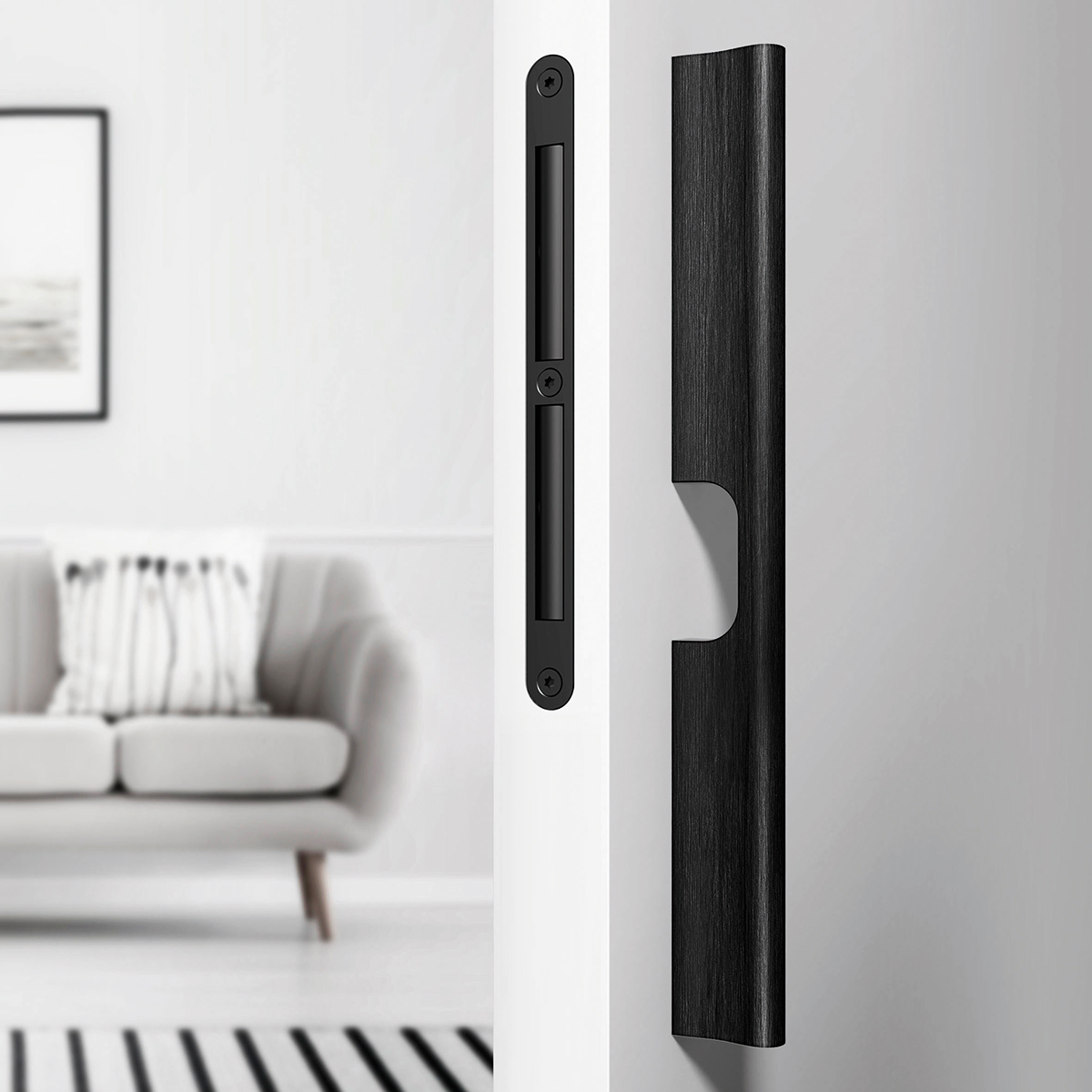 System MT magnetic madlo YES s otvorem povrch cerny chrom brouseny foto zdroj MT 2