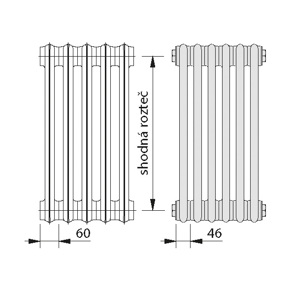 Radiator litina Retrofit 03