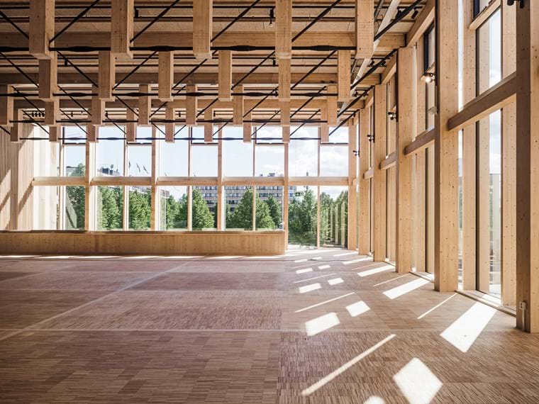 sara kulturhus wood sustainability sven burman lines 22