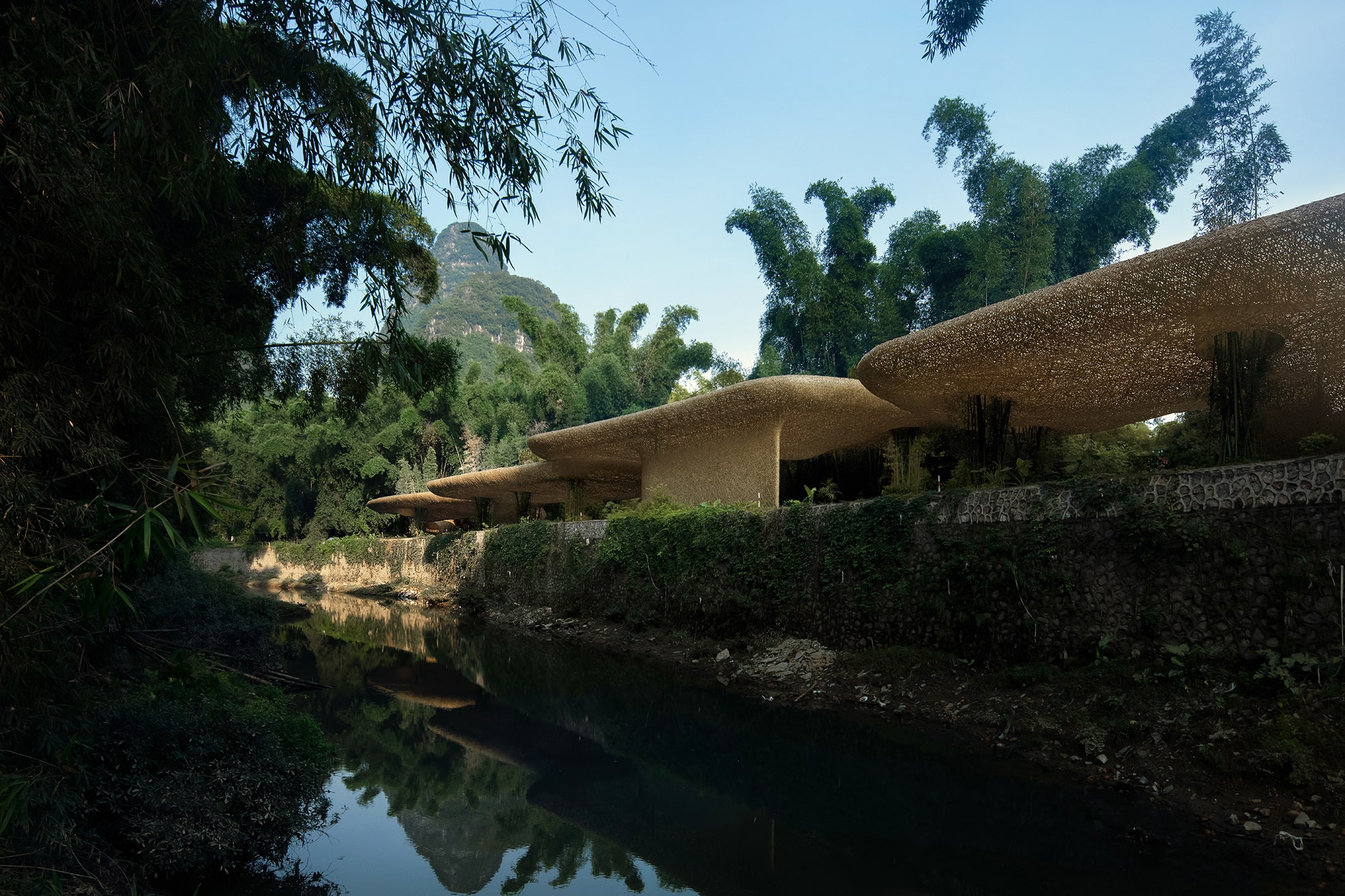 Bamboo, Bamboo, Canopy and Pavilions