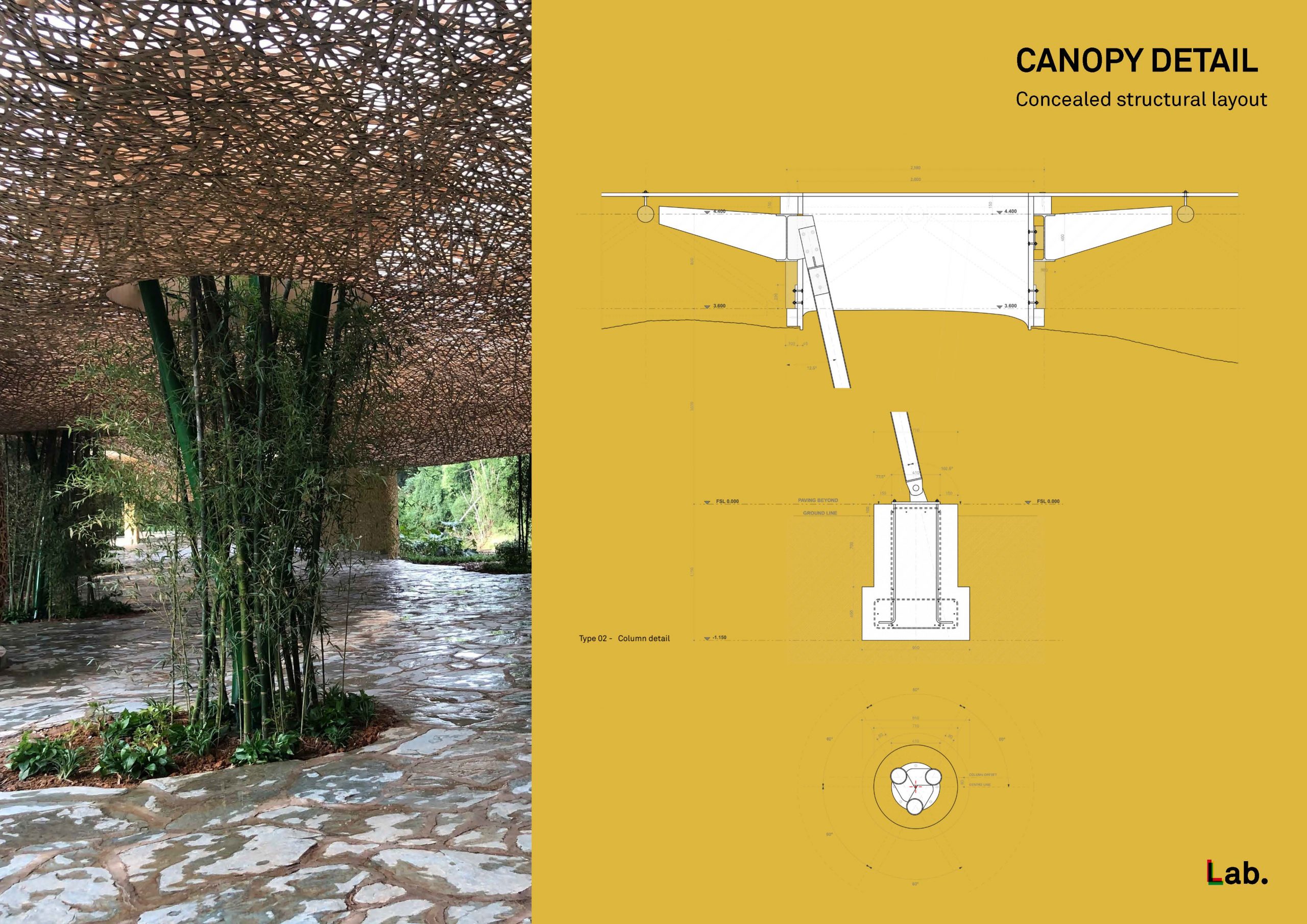 Bamboo, Bamboo, Canopy and Pavilions