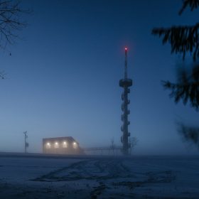Rekonverze tubusu větrné elektrárny s transformovnou na rozhlednu