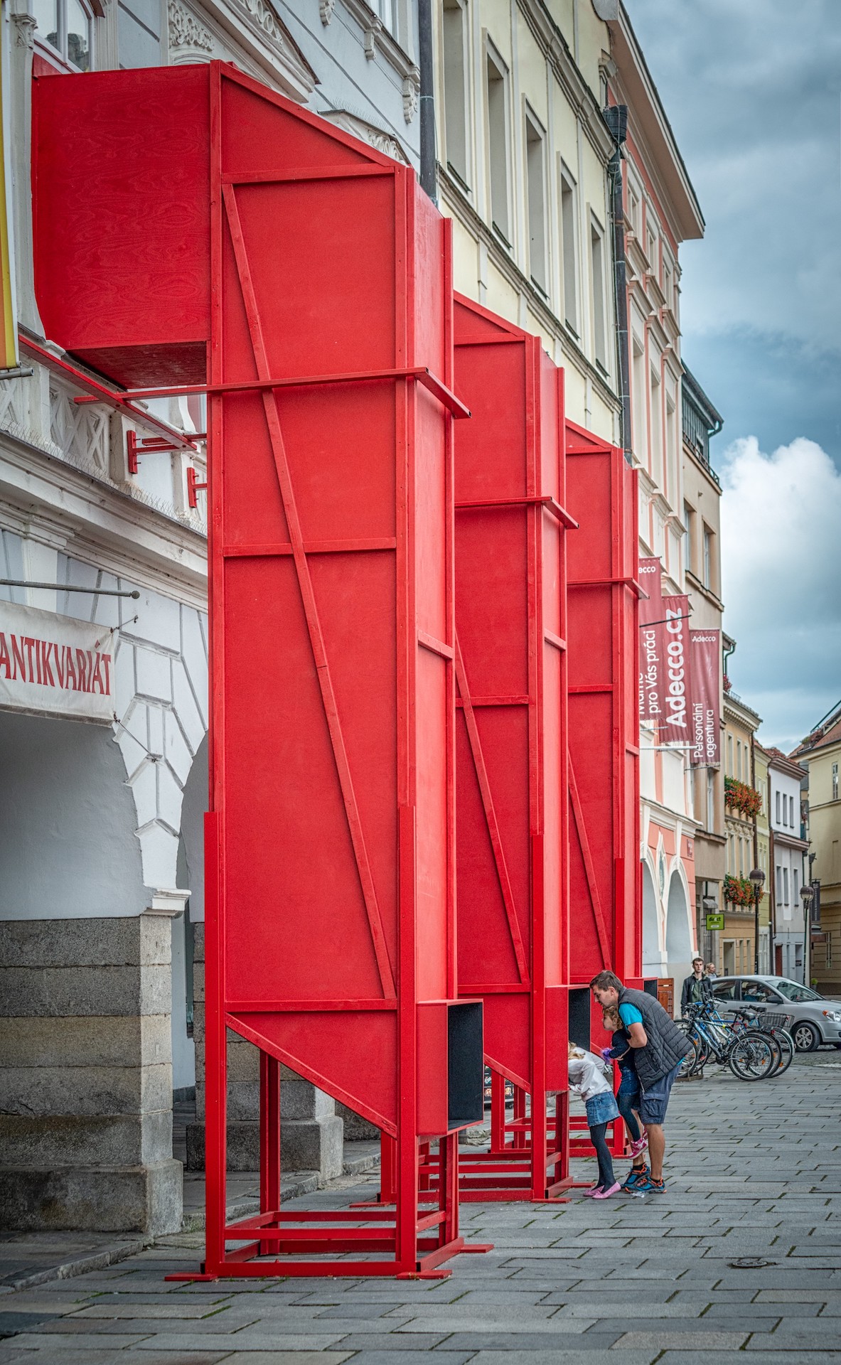 Dům umění, České Budějovice, výstava Principy. Instalace Periskopy, 2020.