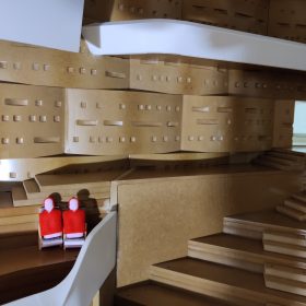 Model ostravského koncertního sálu