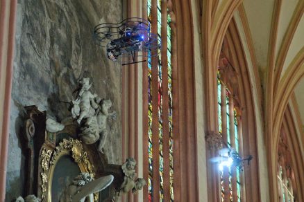 Drony z FEL ČVUT mapují kostel sv. Mořice