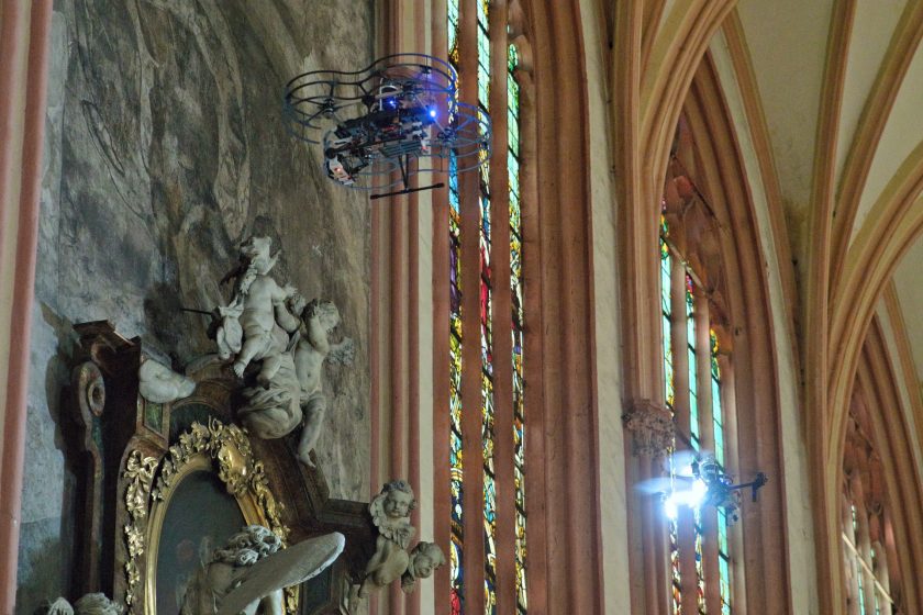 Drony z FEL ČVUT mapují kostel sv. Mořice