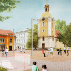 Jiráskovo náměstí v Kolíně