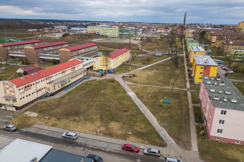 Park před Základní školou U Červených domků v Hodoníně