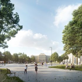 Senovážné náměstí, České Budějovice / vítězný návrh