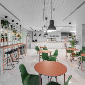 Nemocniční bistro a samoobsluha ve FN Brno