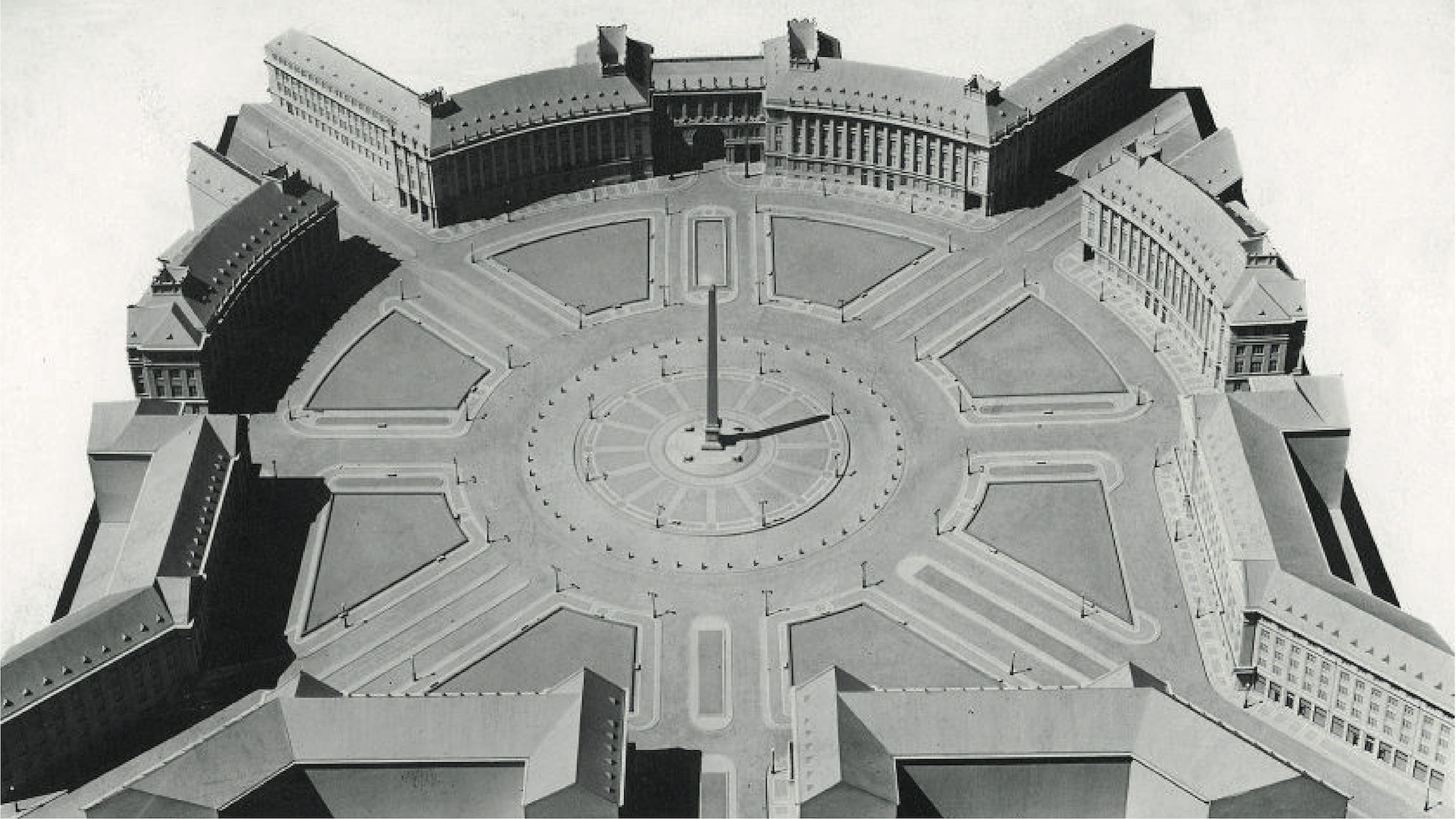 Model Vítězného náměstí Antonína Engela