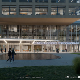 Nová budova Gynekologicko-porodnické kliniky FN Brno