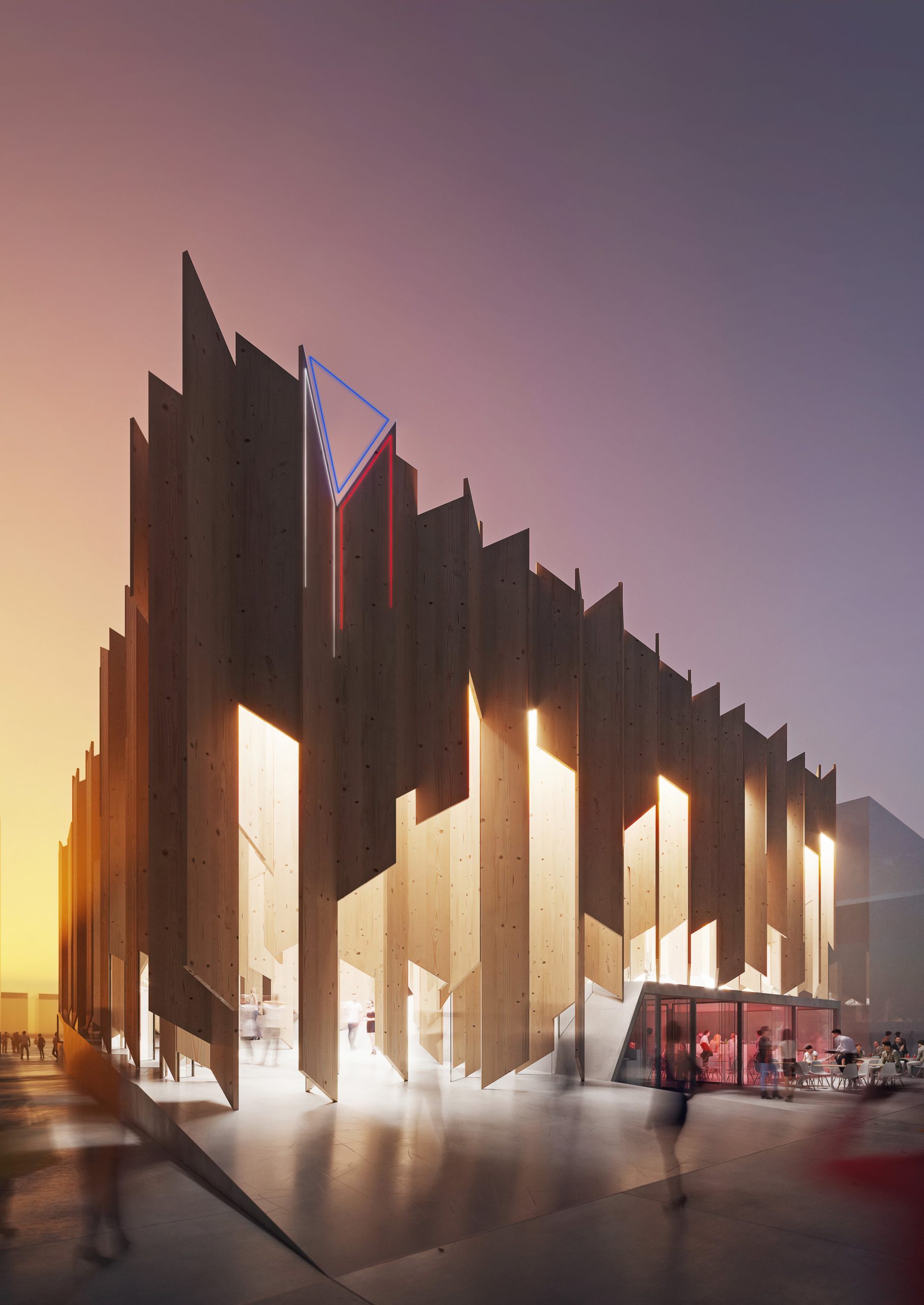 Návrh českého pavilonu pro mezinárodní výstavu EXPO 2025 - 2. místo