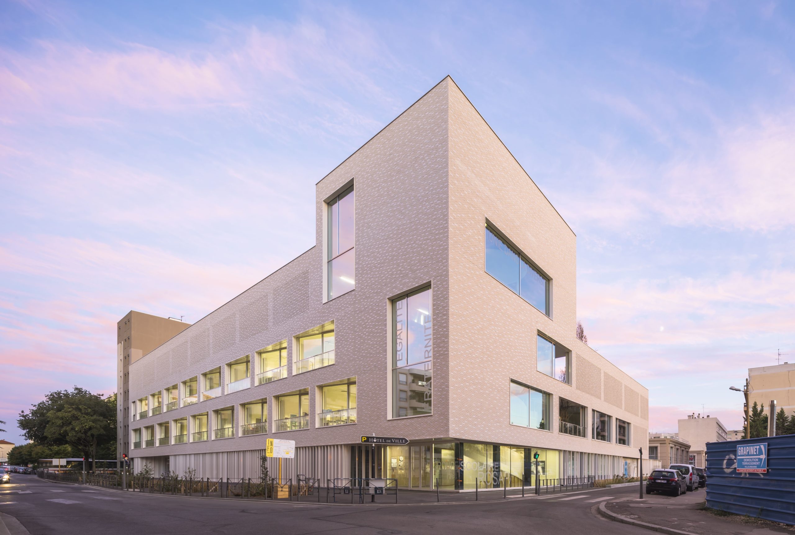 Rosa Parks school complex, Francie, architekt: Brenac&Gonzalez&Associés