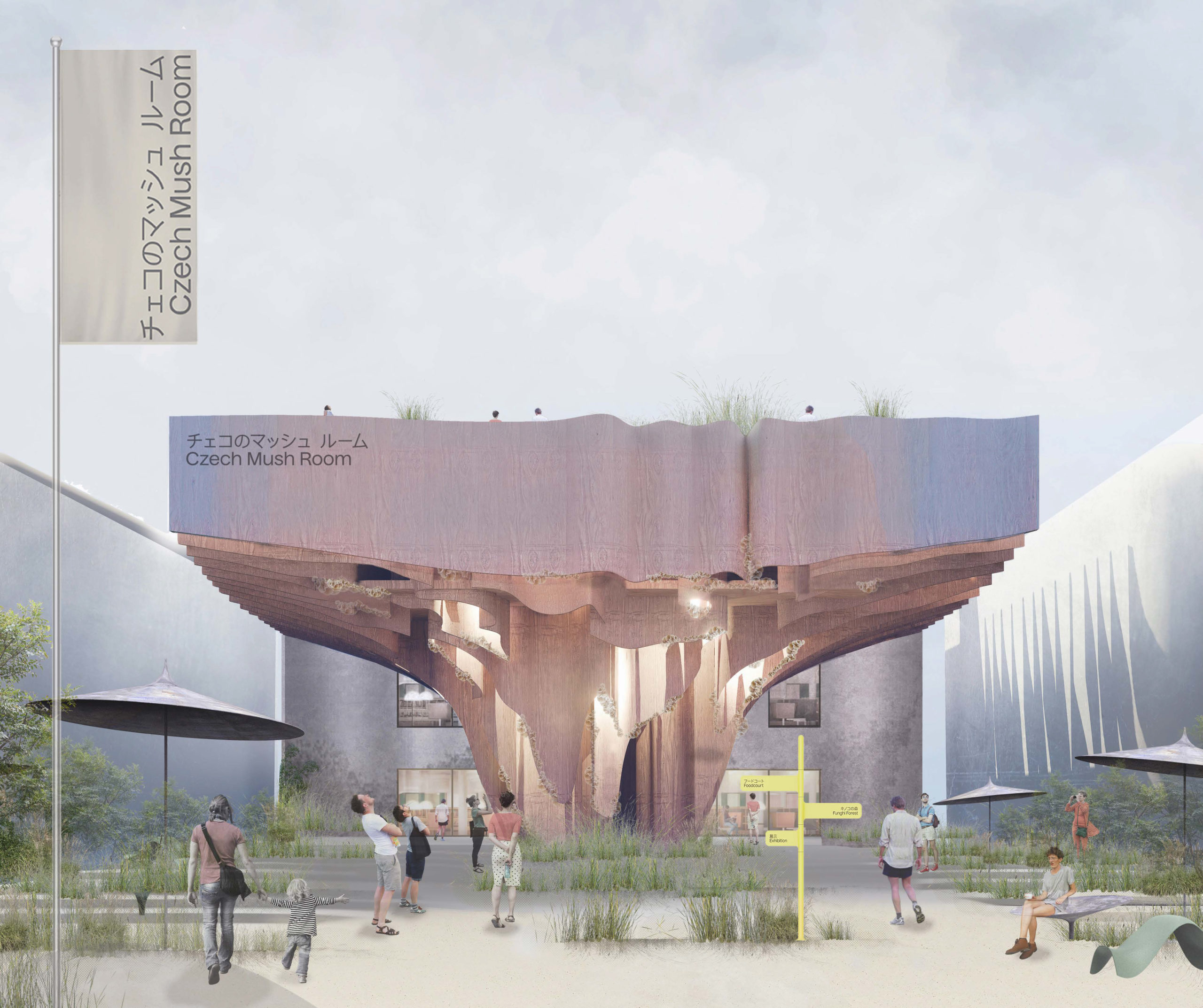 Návrh českého pavilonu pro mezinárodní výstavu EXPO 2025 - Speciální odměna poroty