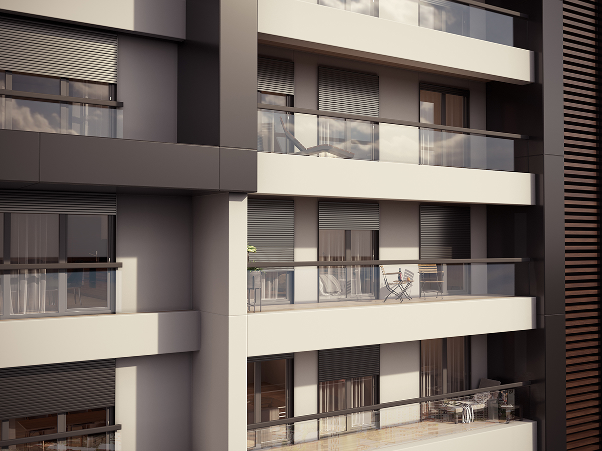 okna VEKRA komfort Evo sedy ext. bily int. psk dynamic plast zaluzie vekra komfort exterier 