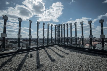 Průběh výstavby projektu Masaryčka, duben 2023
