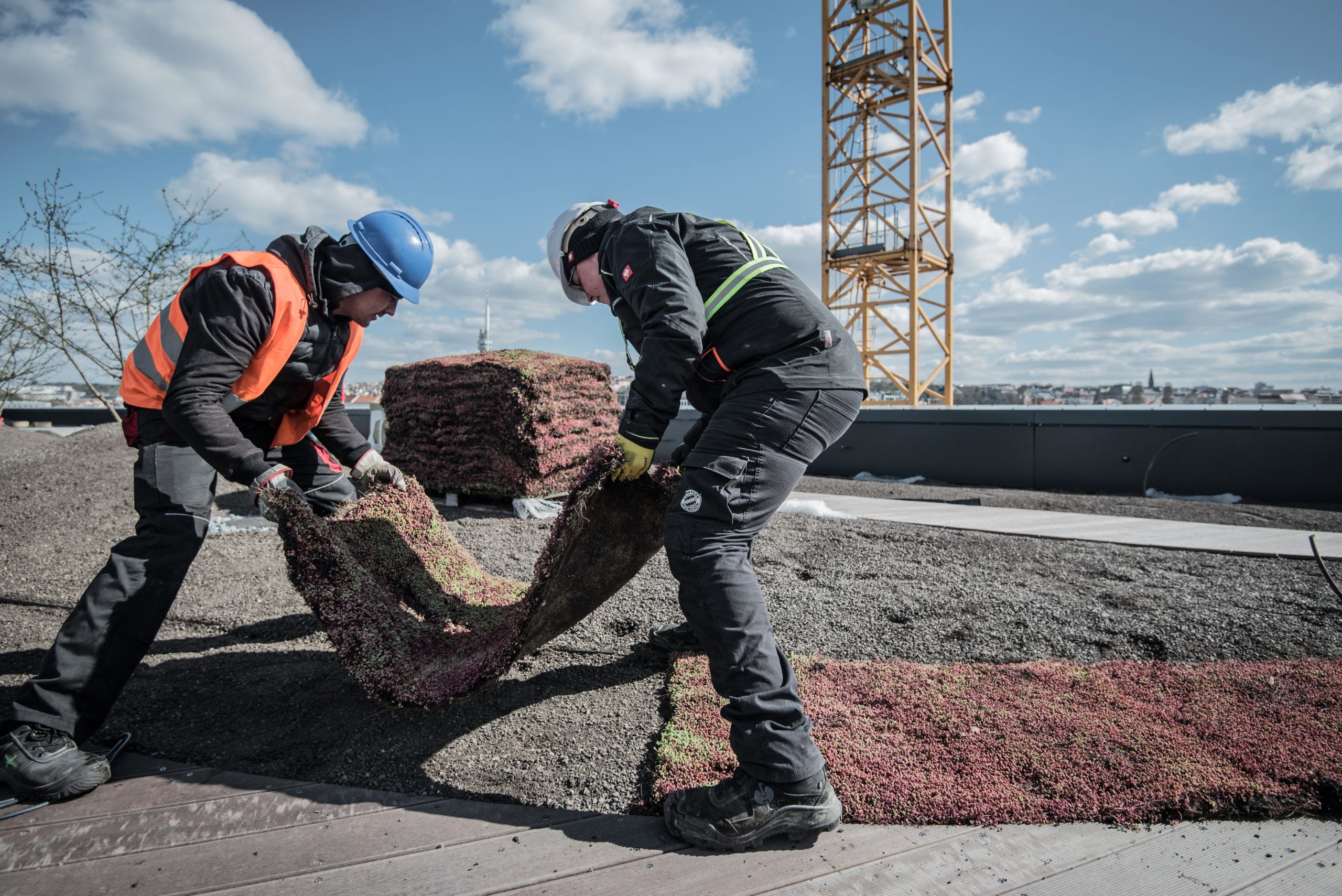 Průběh výstavby projektu Masaryčka, duben 2023