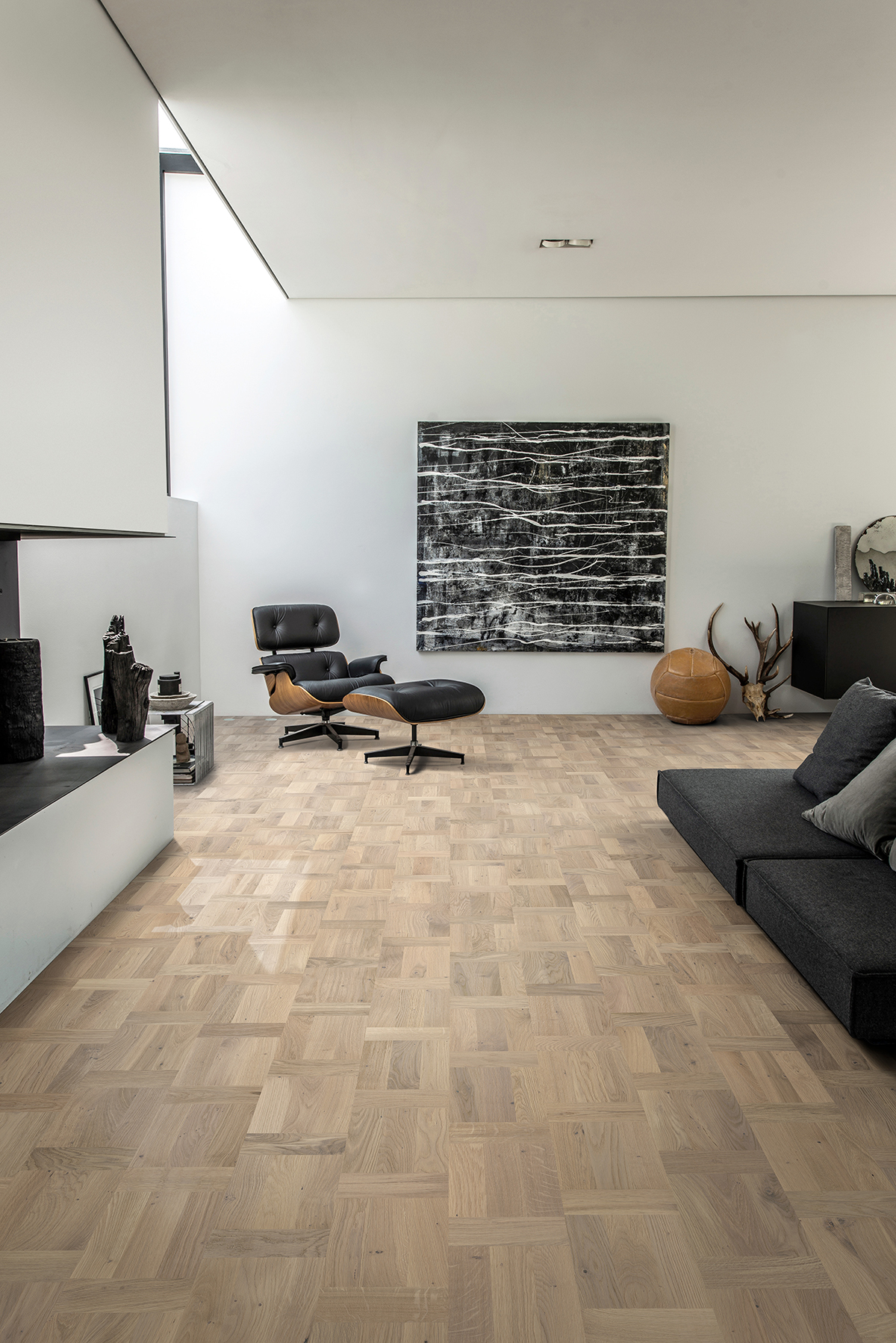 Třívrstvá dřevěná podlaha Kährs Kahrs European Renaissance Oak Palazzo Biondo holandský vzor