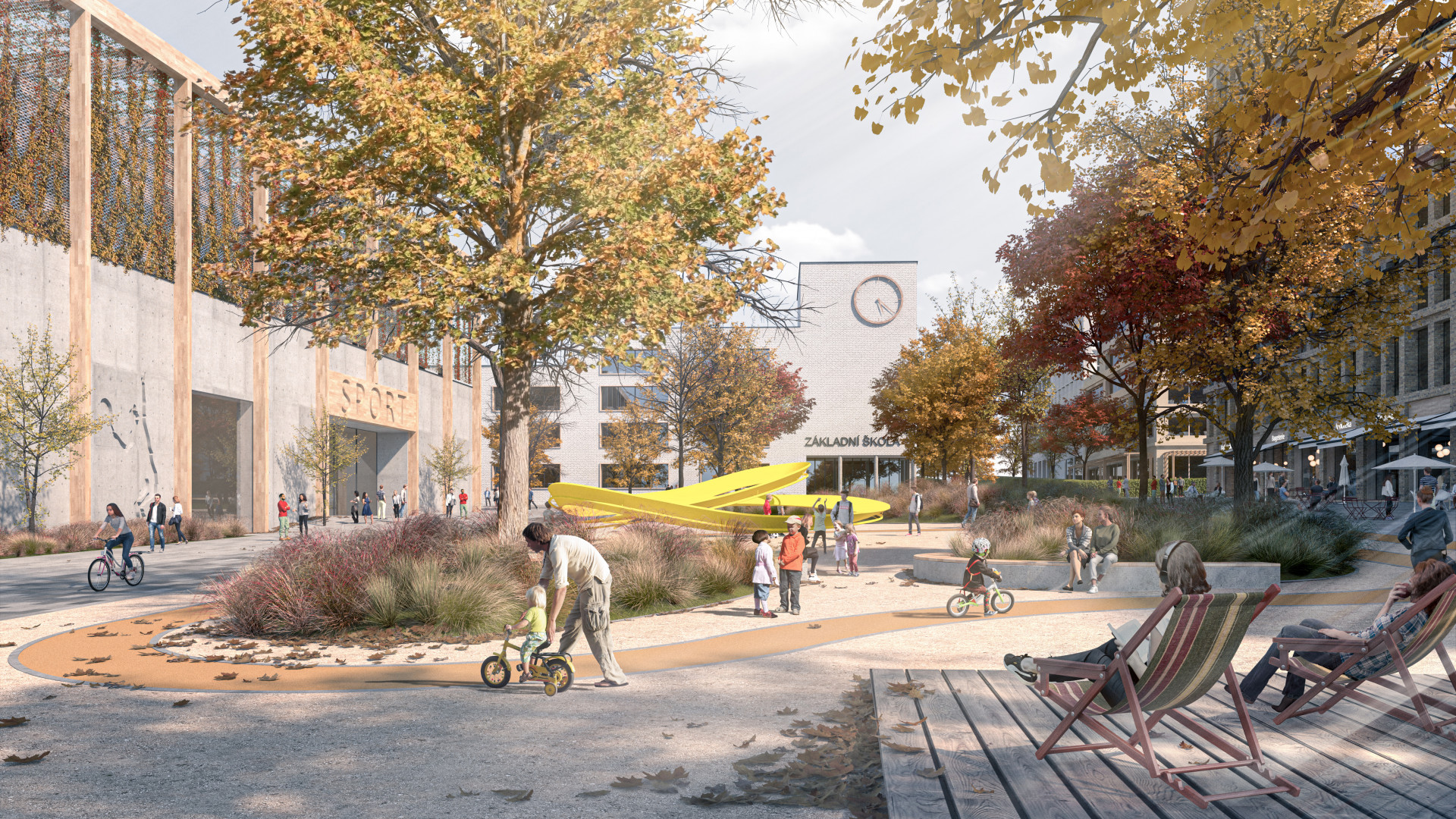 Městská čtvrť Nové Dvory v Praze, architekt: UNIT architekti