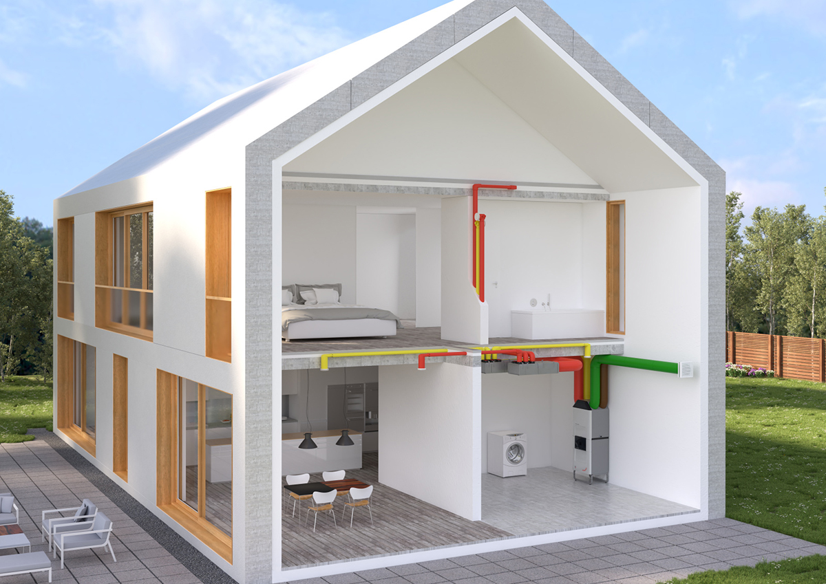 Návrh systému komfortního větrání individuálně přizpůsobený každé realizaci nabízí Zehnder zdarma. 