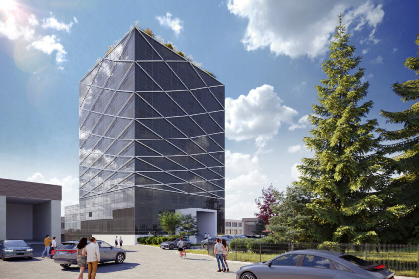 Alfa Tower Říčany u Prahy - vizualizace