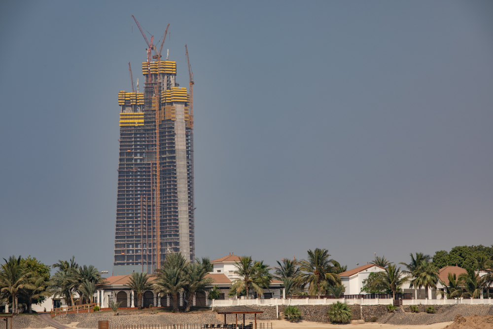 Under,Construction,Kingdom,Tower,,Jeddah,,Saudi,Arabia,,2019