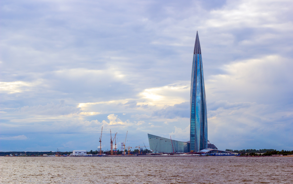 St.,Petersburg,,Russia, ,August,4,,2018:,Skyscraper,Lakhta,Center