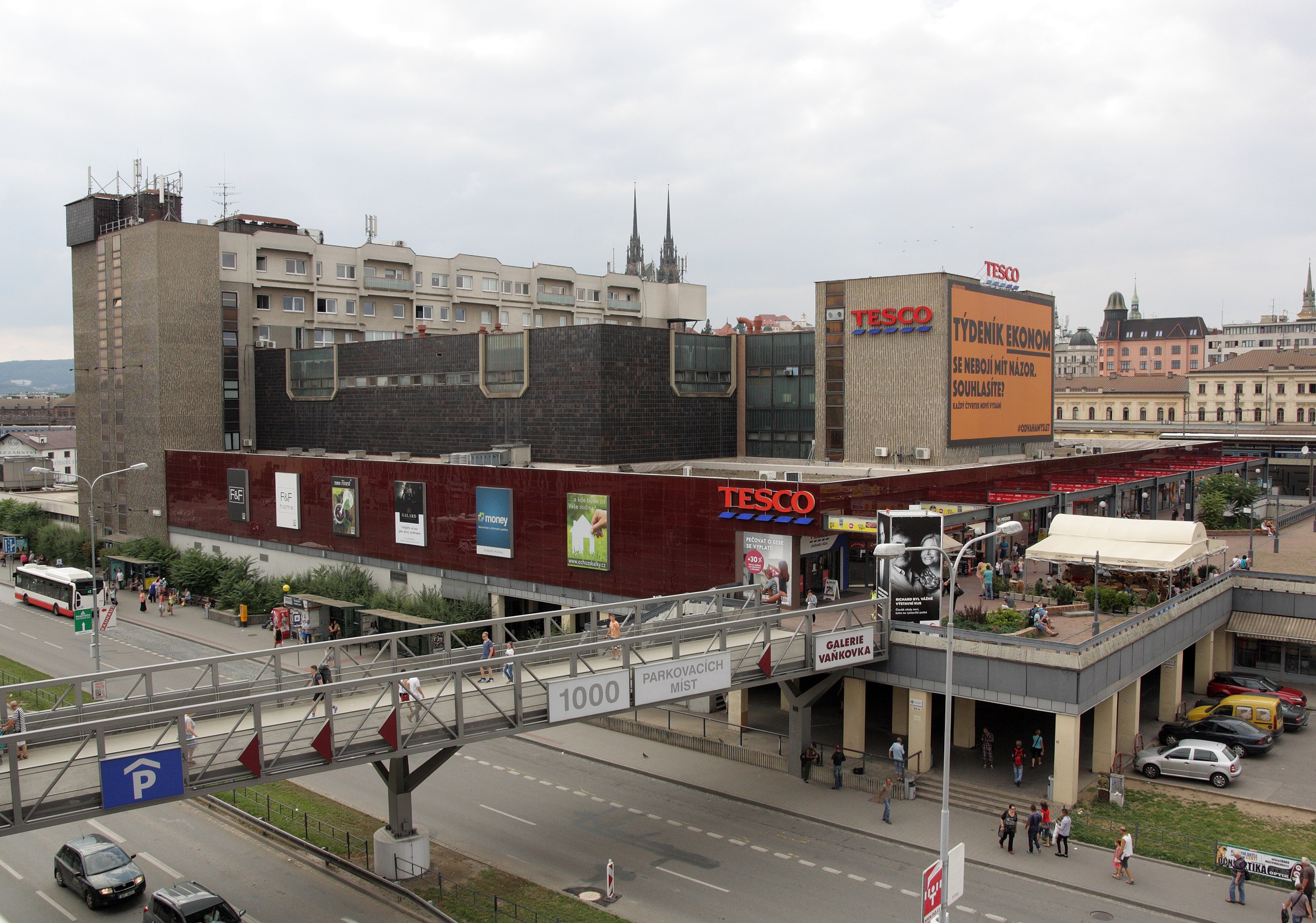 Brno ul. Úzká, OD Tesco