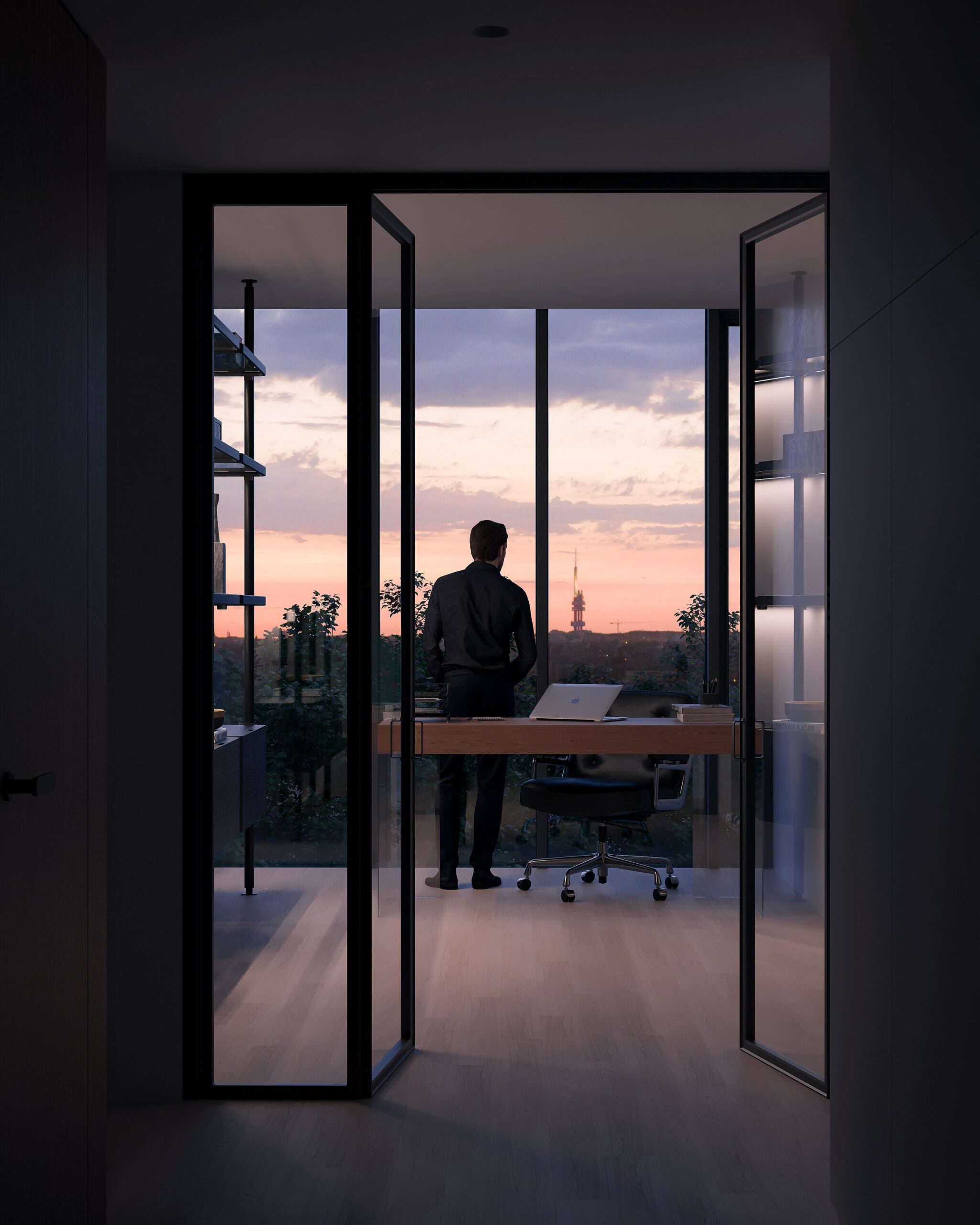 ivan kroupa architekti plus one architects sky city villas monolot 27 min