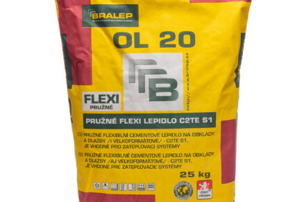 Flexibilní cementové lepidlo na obklady a dlažby Bralep OL 20