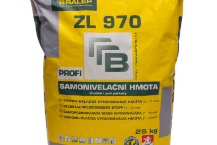 Samonivelační vyrovnávací hmota Bralep ZL 970 vhodná pod parkety