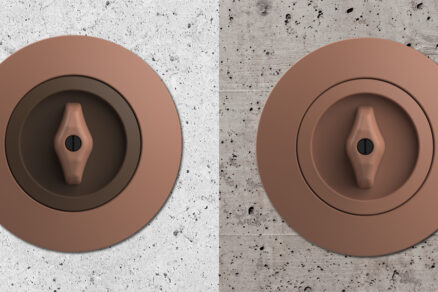 Ukázka ikonických řad vypínačů berker v trendové barvě Mocha Mousse. Elegantní odstín zvýrazňuje jedinečné linie jednotlivých modelů a přináší vizuální harmonii do každého interiéru – od moderního minimalismu až po retro inspirované prostory.