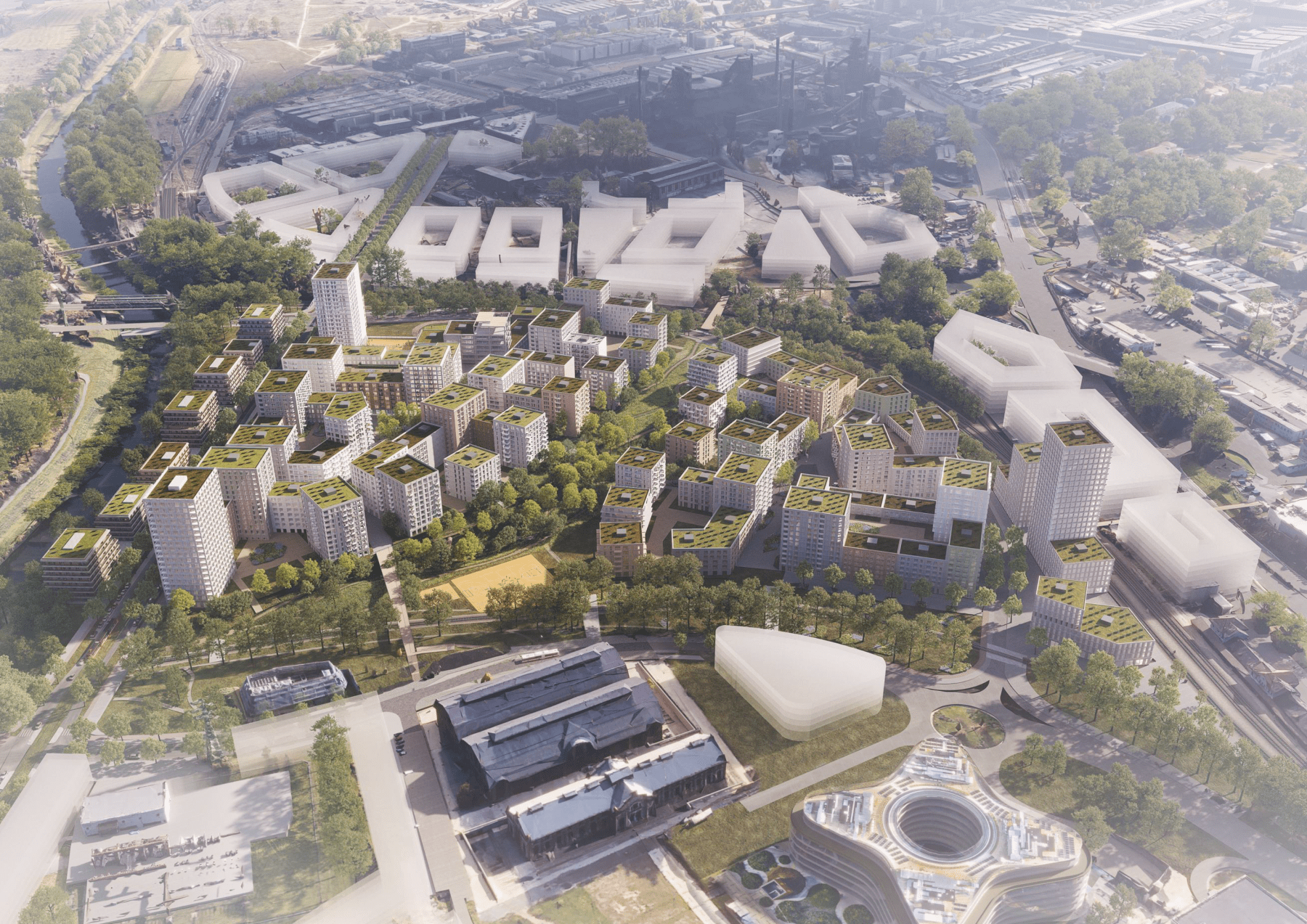 Žofinka - vítězný návrh Pavel Hnilička Architects+Planners