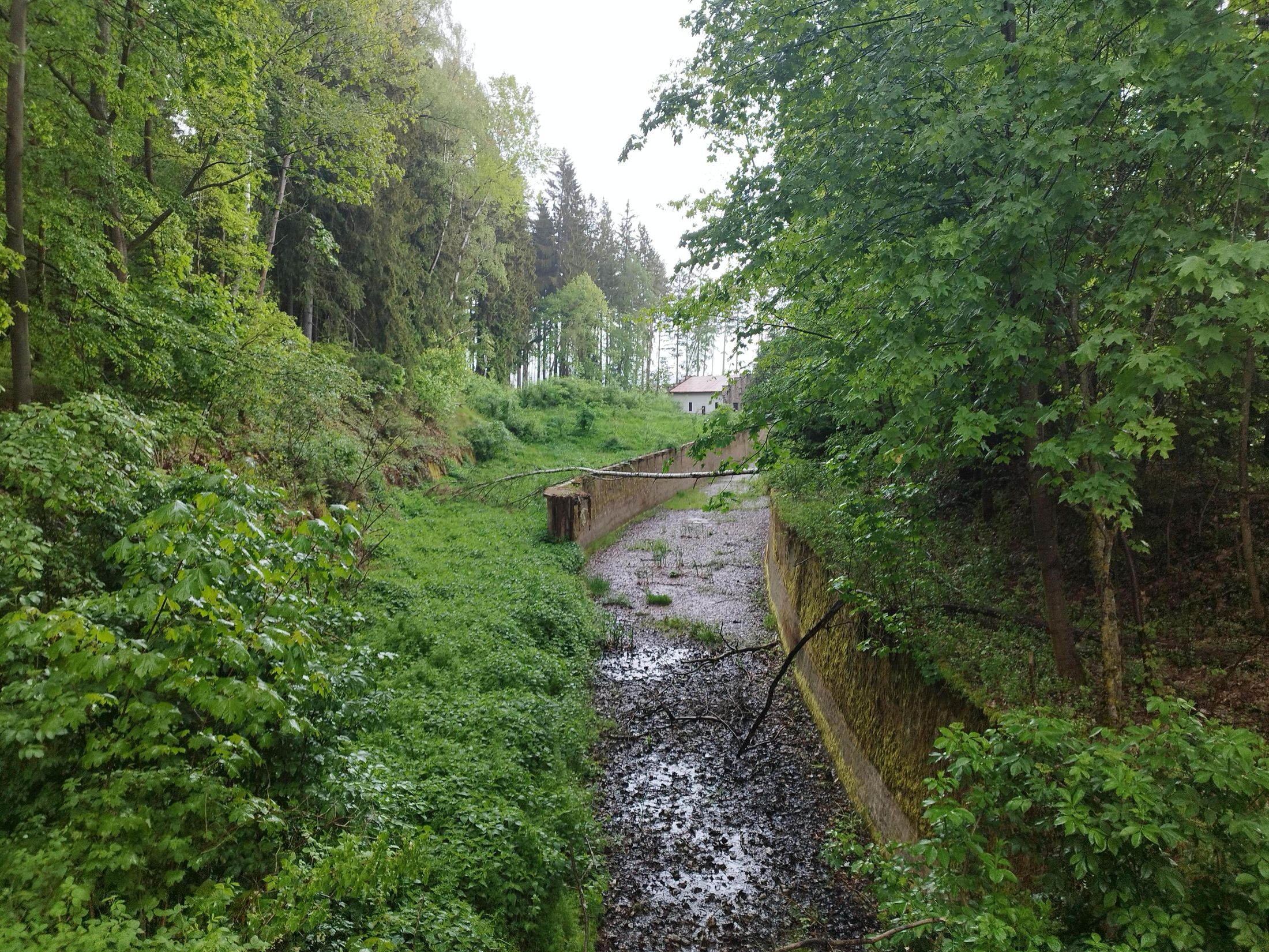 Cyklostezka před rekonstrukcí