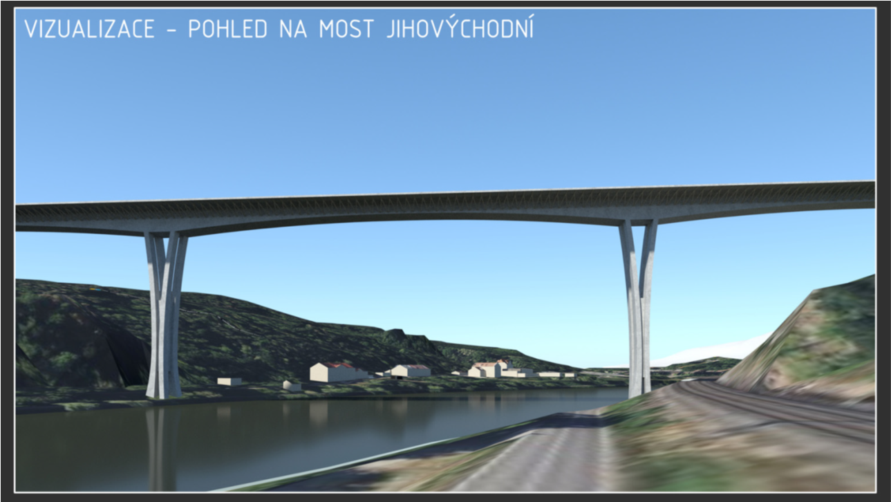 Most v Suchodoli - návrh společnosti Valbek