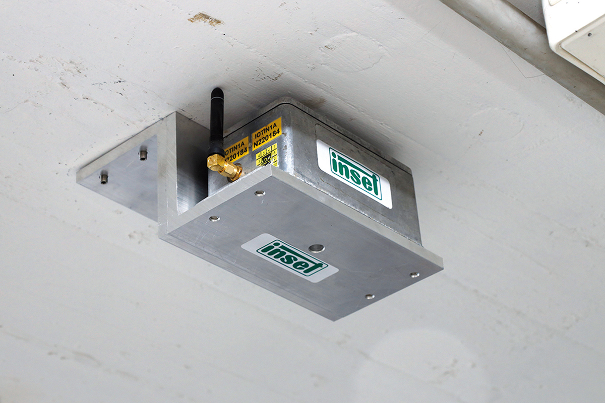  IoT senzor pro geotechnický monitoring stavební konstrukce od společnosti INSET