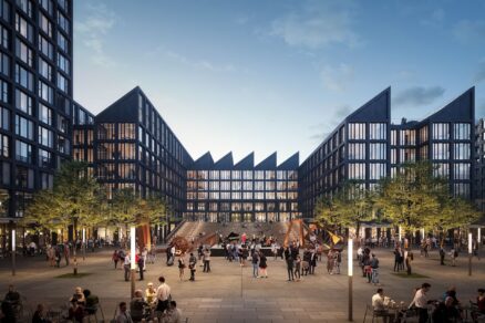 Moderní architektura zde bude svým tvaroslovím navazovat na odkaz starých továrních hal