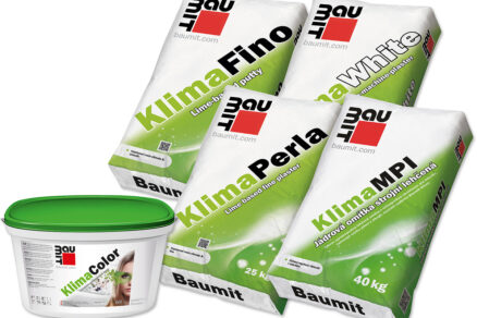 Produkty Baumit Klima omítky pro lepší kvalitu vzduchu v interiéru