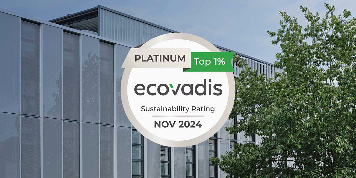 Platinová medaile EcoVadis pro Hager 