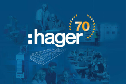 Logo Hager 70 let s historickými momenty společnosti