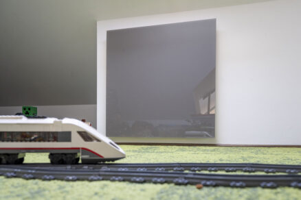 Elektrický sálavý panel FENIX Ecosun v dětském pokoji půdního bytu