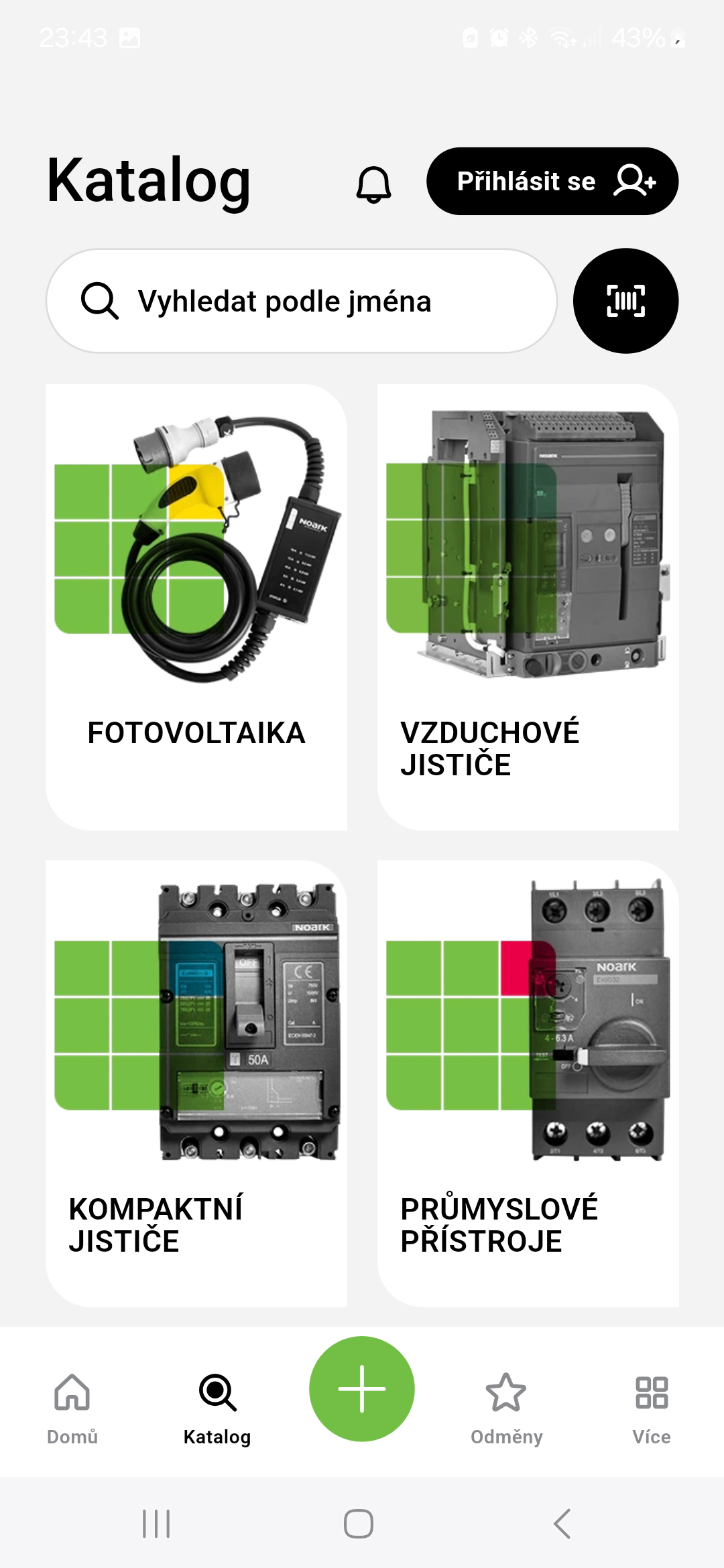 Screenshot aplikace NAPP