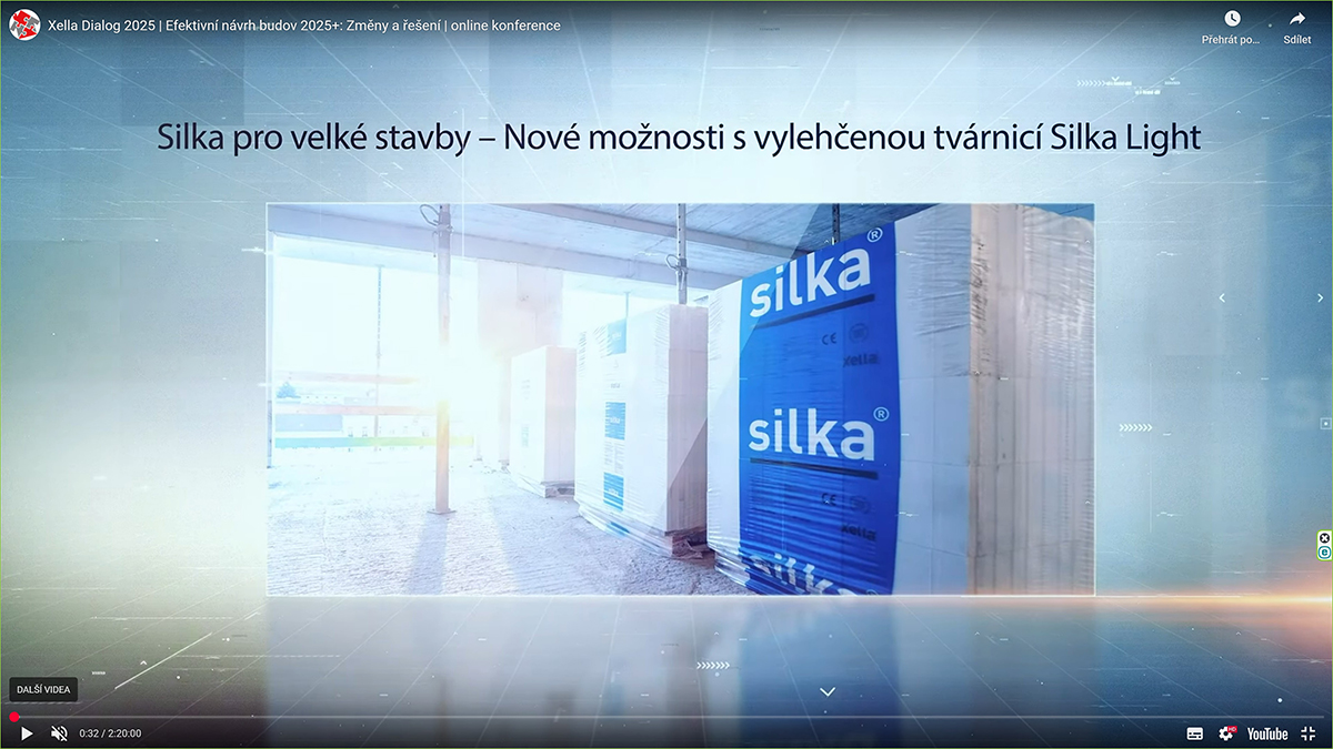Xella Dialog 2025 Silka pro velké stavby nové možnosti s vylehčenou tvárnicí Silka Tempo Light