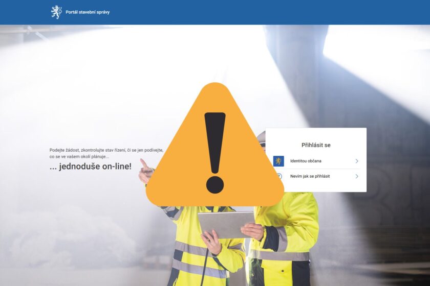 Portál stavebníka výpadek