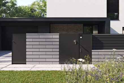 Moderní vstupní systém LIBERTY integrovaný do designového plotu s funkcemi pro každodenní provoz