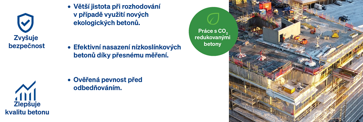 Výhody monitoringu betonu pomocí Concremote: vyšší bezpečnost, kontrola kvality a efektivní využití nízkouhlíkových směsí.