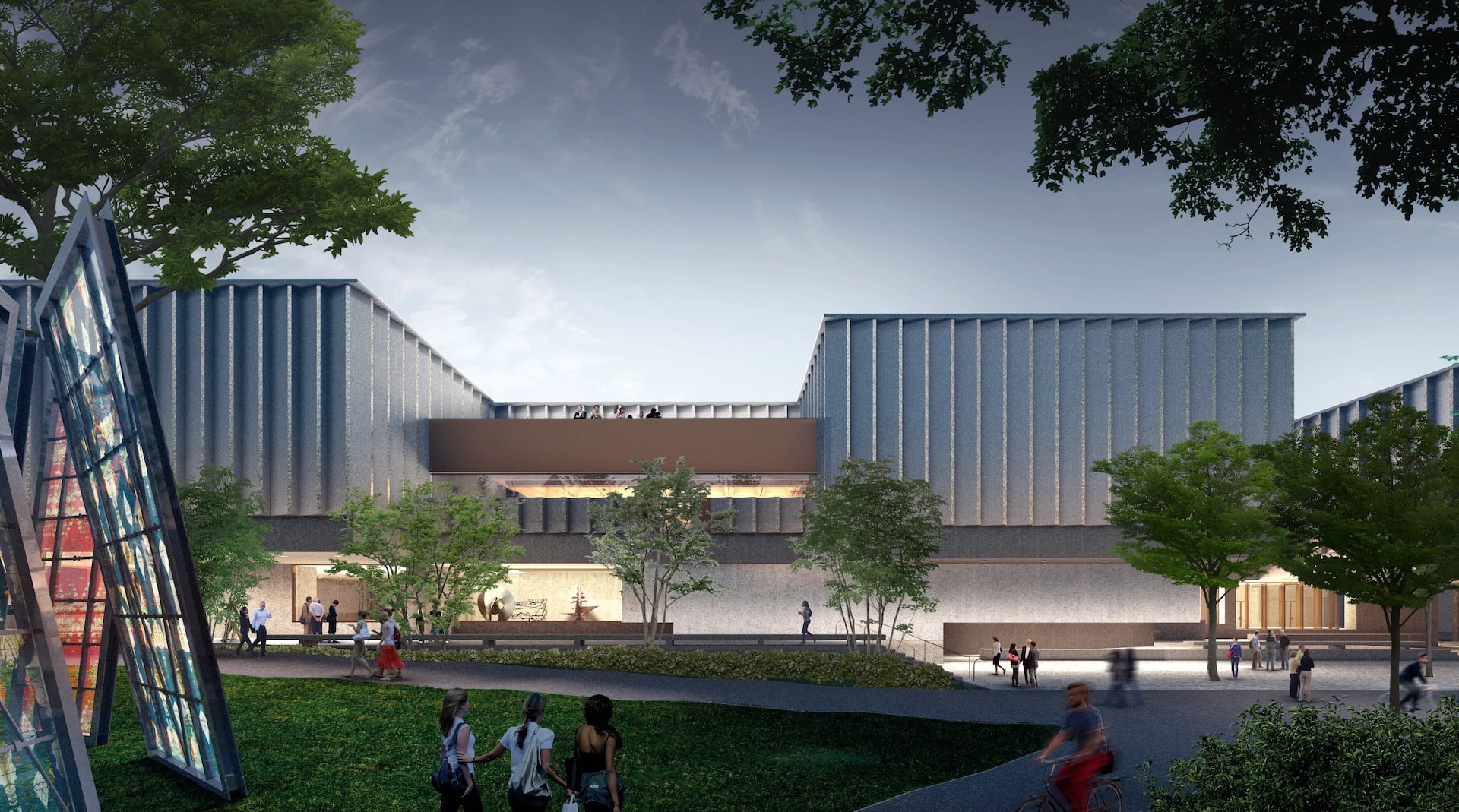 Vizualizace čelního pohledu