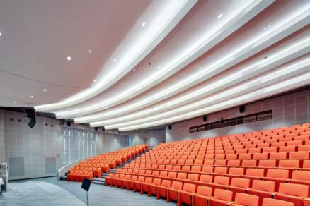 Aula akademického centra Univerzity Tomáše Bati Zlín